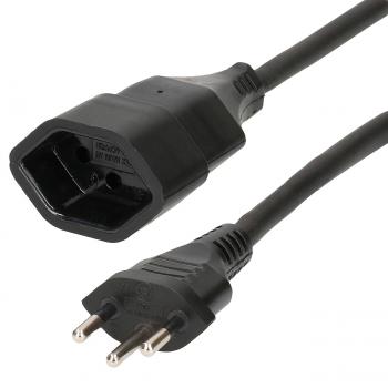 Preview: Verlängerungskabel 9m - Sichere Stromversorgung für Geräte Heimwerkerprojekte - Stecker Typ 12 - Kupplung Typ 13 - GD H05RR-F3G1.5 Kabel