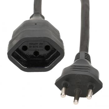 Preview: Verlängerungskabel 9m - Sichere Stromversorgung für Geräte Heimwerkerprojekte - Stecker Typ 12 - Kupplung Typ 13 - GD H05RR-F3G1.5 Kabel