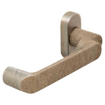 Preview: set di 4 coprimaniglie per porte, in argento e rame, antivirali e antibatteriche