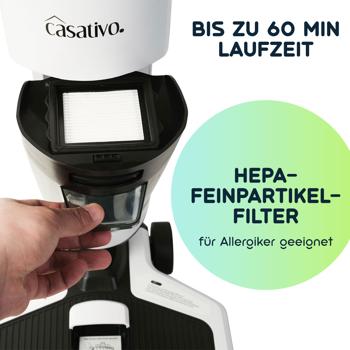Preview: Hocheffizienter 2-in-1 Boden-Wischsauger mit HEPA-Filter, 220 W, 550ml, Akkubetrieb, OLED-Display, Flexibles Saugen & Wischen für eine gründliche Reinigung Preview: Hocheffizienter 2-in-1 Boden-Wischsauger mit HEPA-Filter, 220 W, 550ml, Akkubetrieb, OLED-Display, Flexibles Saugen & Wischen für eine gründliche Reinigung