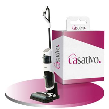 Preview: Aspirapolvere 2 in 1 ad alta efficienza per la pulizia dei pavimenti con filtro HEPA, 220 W, 550 ml, funzionamento a batteria, display OLED, aspirazione e pulizia flessibile per una pulizia approfondita