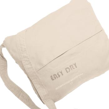 Preview: Microfiber bathrobe, 80% polyester, 20% polyamide, cream-colored, L