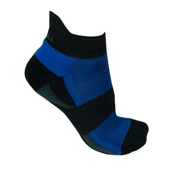 Preview: Running socks, padded functional zones, unisex, blue/black, size: 36-40
