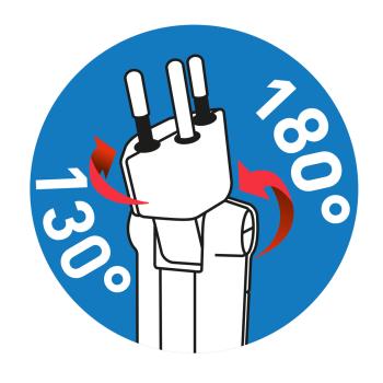 Preview: Abzweigstecker 3-polig Typ 13–weiss & kompakt – praktischer Stromanschluss klapp- und drehbar–sicher, robust, ideal hinter Möbeln, Schränken, Betten Preview: Abzweigstecker 3-polig Typ 13–weiss & kompakt – praktischer Stromanschluss klapp- und drehbar–sicher, robust, ideal hinter Möbeln, Schränken, Betten