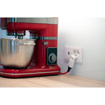 Preview: Abzweigstecker 3-polig Typ 13–weiss & kompakt – praktischer Stromanschluss klapp- und drehbar–sicher, robust, ideal hinter Möbeln, Schränken, Betten Preview: Abzweigstecker 3-polig Typ 13–weiss & kompakt – praktischer Stromanschluss klapp- und drehbar–sicher, robust, ideal hinter Möbeln, Schränken, Betten