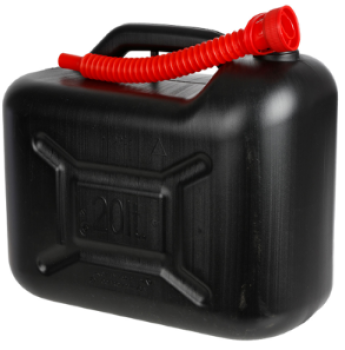 Preview: Benzinkanister 20 l, Kraftstoffkanister aus Kunststoff, mit Giessrohr Preview: Benzinkanister 20 l, Kraftstoffkanister aus Kunststoff, mit Giessrohr