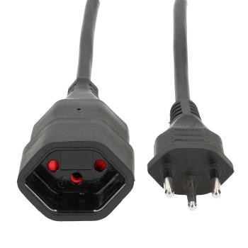 Preview: Hochwertiges Verlängerungskabel in Schwarz, 3-polig mit Kupplung, 5 m lang, robust & flexibel, für Haushalt, Werkstatt, Büro, sichere Stromversorgung Preview: Hochwertiges Verlängerungskabel in Schwarz, 3-polig mit Kupplung, 5 m lang, robust & flexibel, für Haushalt, Werkstatt, Büro, sichere Stromversorgung