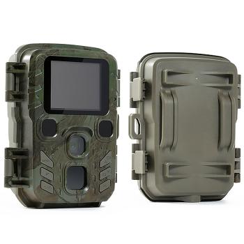 Preview: Mini telecamera da gioco con risoluzione video Full HD, telecamera da caccia con sensore PIR, 8,7 x 4,4 x 10,7 cm
