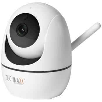 Preview: High-resolution WiFi surveillance camera: Full HD, PIR sensor, night vision, app control - Compact indoor camera (10.5 x 8 cm) for maximum security