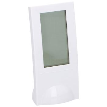 Preview: Station Météo Radio Sans Fil - Horloge, Calendrier, Température Intérieure - Thermomètre Précis, Fonction Minuterie, Blanc