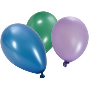 Preview: Set de 50 ballons aux couleurs métallisées, ballons d‘anniversaire