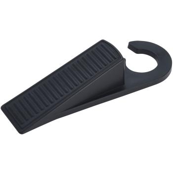 Preview: 2 Cales de Porte en Plastique Noir - Bloque-portes avec Crochet - Empêche les Claquements - Dessous Antidérapant - 12.5x4x2.5cm Preview: 2 Cales de Porte en Plastique Noir - Bloque-portes avec Crochet - Empêche les Claquements - Dessous Antidérapant - 12.5x4x2.5cm