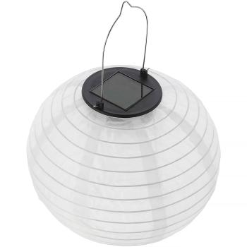 Preview: set di 6 Solar LED Lampion, sensore di luce bianca, lanterna, Ø 20 cm