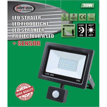 Preview: set of 2 SMD LED Spotlight with Motion Sensor, Outdoor Light