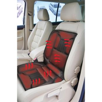 Preview: Couvre-siège chauffant voiture - Branchement allume-cigare, 2 modes - Confort & chaleur trajets auto - Noir 98x49 cm Preview: Couvre-siège chauffant voiture - Branchement allume-cigare, 2 modes - Confort & chaleur trajets auto - Noir 98x49 cm