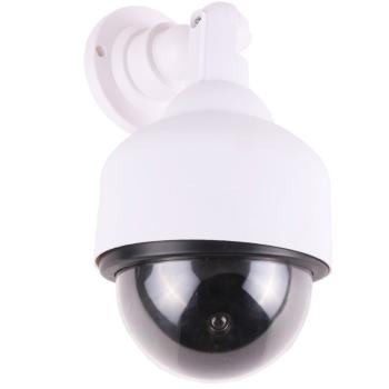 Preview: set di 4 telecamere di sorveglianza fittizie con LED rosso di funzionamento, telecamera fittizie