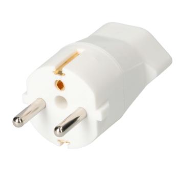Preview: Travel and adapter plug, European plug, Swiss socket