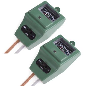 Preview: set of 2 soil tester 3in1 for plant and potting soil, soil tester
