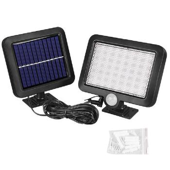 Preview: Powerful LED floodlight with solar operation & motion sensor, weatherproof (IP44), ideal for garden, driveway & terrace, energy-efficient & bright