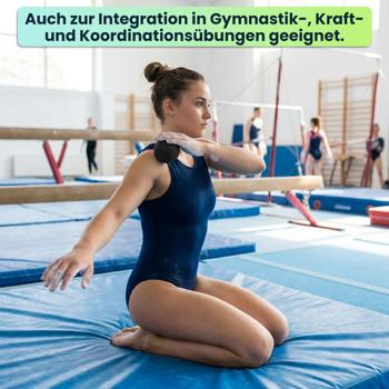 Preview: 2er-Set Punktueller Massage-Ball, 8 cm, schwarz – Faszientrainer für effektive Schmerzlinderung & Tiefenentspannung