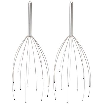 Preview: 2 masseurs de tête avec picots relaxants, masseurs araignée