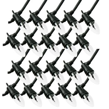 Preview: string of 2 atmospheric fairy lights with 10 flame bulbs, 5.1m - IP44, deceptively real flame effect for outdoor & indoor use 