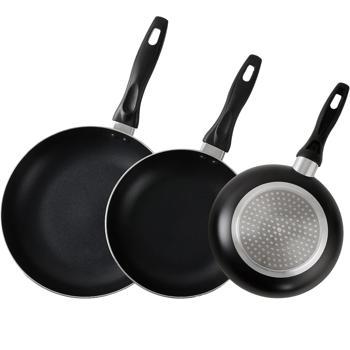 Preview: Frying pan 3-piece set – non-stick & PFOA-free – aluminium, Ø 20/24/28 cm – for ceramic, halogen, gas & electric hobs – modern design