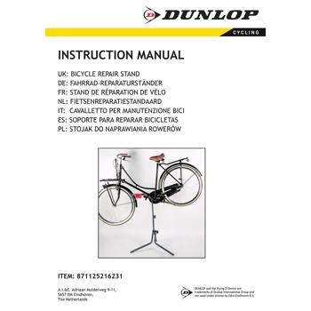 Preview: Support de réparation vélo - Réglable 95-105 cm pour posture optimale - Charge 20 kg - Pliable, portable, stockage facile, corps/dos protégés