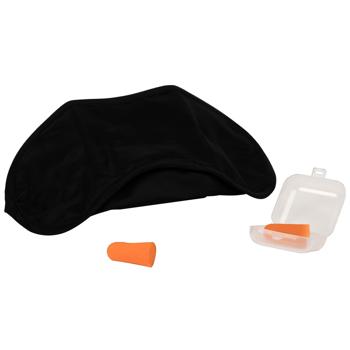Preview: Schlafset mit Schlafmaske und Ohrstöpseln - Schutz vor Licht & Lärm auf Reisen - für erholsamen Schlaf, Maske Polyester, Stöpsel Polyurethan Preview: Schlafset mit Schlafmaske und Ohrstöpseln - Schutz vor Licht & Lärm auf Reisen - für erholsamen Schlaf, Maske Polyester, Stöpsel Polyurethan