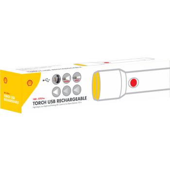 Preview: Torcia LED 270 Lumen, ricaricabile via USB, 3 modalità di illuminazione