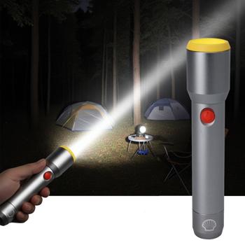 Torcia LED 270 Lumen, ricaricabile via USB, 3 modalità di illuminazione