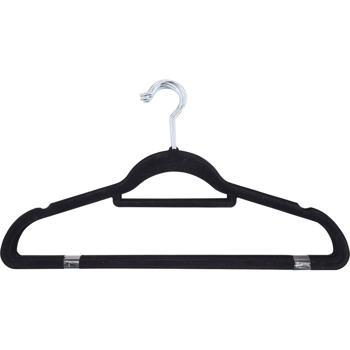 Preview: Clothes hanger with small parts bar, set of 50, anti-slip coating - Efficient & modern for perfect organization