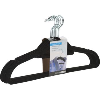 Preview: 100er-Set Kleiderbügel - Filzdesign, Anti-Rutsch-Beschichtung, drehbarer Haken - für Röcke, Hosen, Schals, Krawatten - schwarz, 45cm breit, 60g Gewicht Preview: 100er-Set Kleiderbügel - Filzdesign, Anti-Rutsch-Beschichtung, drehbarer Haken - für Röcke, Hosen, Schals, Krawatten - schwarz, 45cm breit, 60g Gewicht