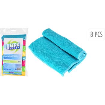 Preview: 24er-Set Mikrofasertücher, mehrfarbig, 30 x 30 cm