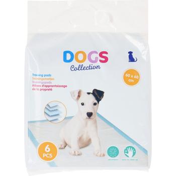 Preview: 6x absorbent puppy pads (60x60cm): 5-ply, 100% leak-proof - Hygienic training pad for dogs - Protects floors