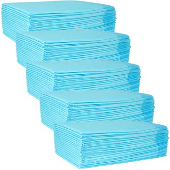 Preview: Tappetini per cani (100 pezzi): tappetini per cuccioli a 5 strati, extra assorbenti, a prova di perdite, 60 x 60 cm - assorbenti e igienici