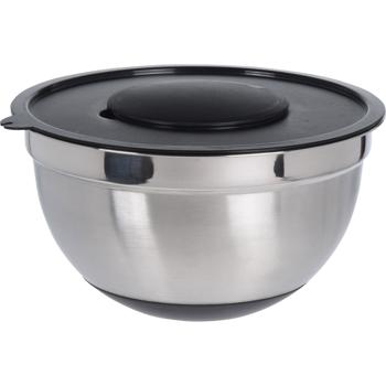 Preview: 2er-Set Reibeschüssel aus Edelstahl mit 3 Raffeln und Deckel