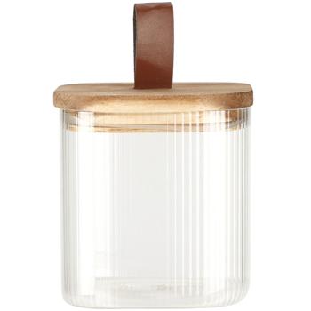 Preview: 4er-Set Vorratsgläser mit Akazienholzdeckel, 750, 1150,1500, 1900 ml