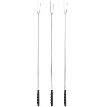 Preview: set of 3 barbecue forks with telescopic handle