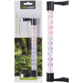 Preview: lot de 2 thermomètres d‘extérieur pour vitres, 6 x 21 cm