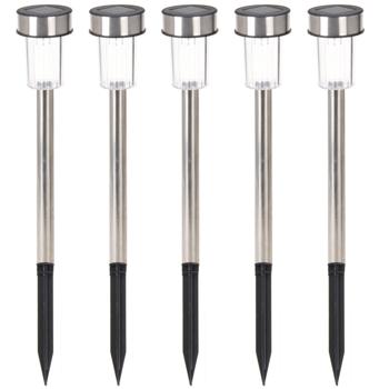 Preview: set di 15 luci da giardino a LED solari, luci per sentieri