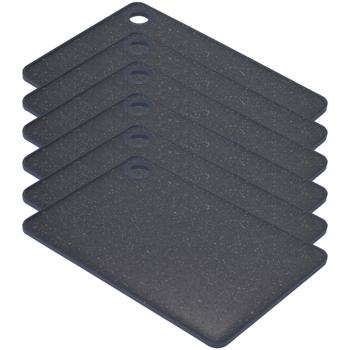 Preview: set of 6 polypropylene chopping boards, 33 x 23 cm