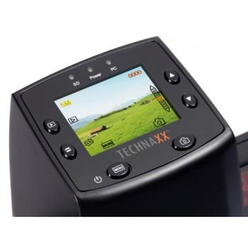 Preview: Scanner Portable Diapositives Négatifs - Numérisation Photos Anciennes sans PC - Capteur CMOS 5MP - Carte SD 32Go - JPEG