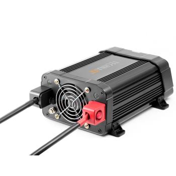 Preview: convertisseur 12V vers 230V, 2x USB-A (3,1A au total) - Convertisseur de tension de haute qualité, alimentation robuste pour les déplacements