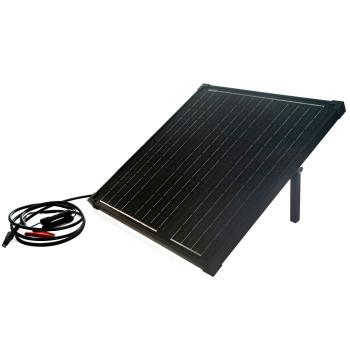 Preview: Powerful 50W solar panel: monocrystalline cells, USB charge controller 10A - mobile energy for ultimate independence & maximum performance