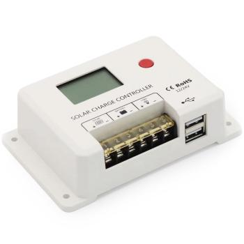 Preview: Panneau solaire 50W haute performance avec régulateur de charge USB 10A – module solaire monocristallin – énergie mobile pour une indépendance maximale et des performances optimales