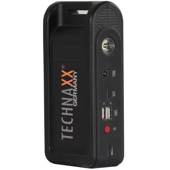 Preview: Profi Powerbank Auto Starthilfe Kit - Jump Starter 500A für Benzin/Diesel - LED-Lampe, 12000mAh LiFePO4-Akku, 2x USB-A - Kompakt