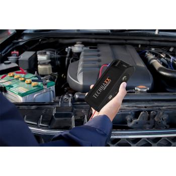 Preview: Profi Powerbank Auto Starthilfe Kit - Jump Starter 500A für Benzin/Diesel - LED-Lampe, 12000mAh LiFePO4-Akku, 2x USB-A - Kompakt