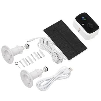 Preview: Autarke Solar WiFi Überwachungskamera: Full-HD, Nachtsicht, IP65, Bewegungsmelder, Security Premium App für weltweiten Zugriff & 2 Wege Audio