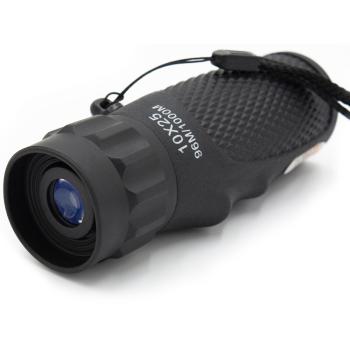 Preview: Jumelle Monoculaire Extralégère - Grossissement 10x, Idéale Randonnée & Observation Nature - Étui, Dragonne - Ø3.5x109cm, 82g